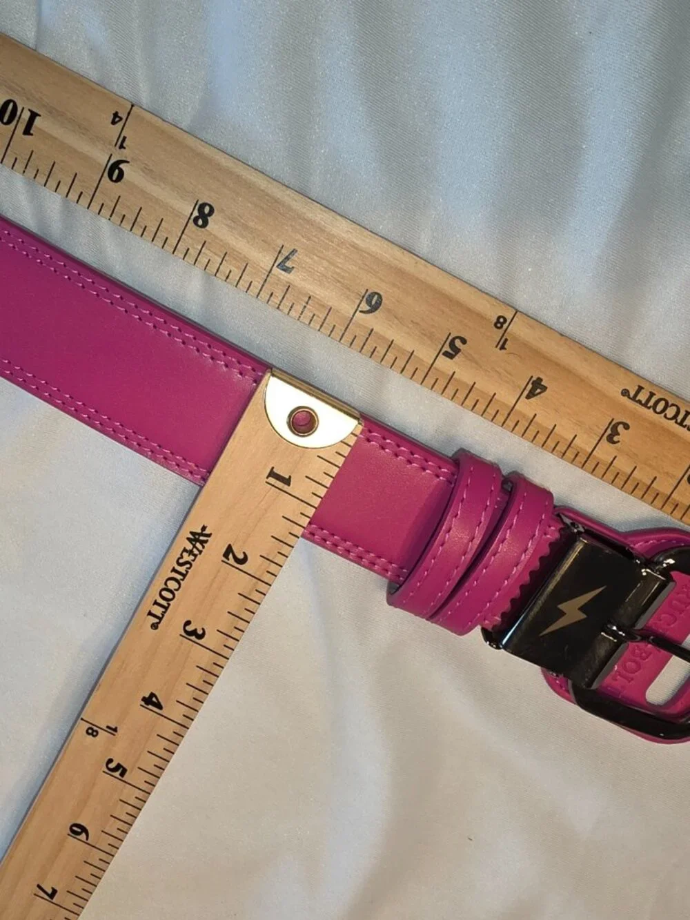 BRUCE BOLT Premium Pro Adjustable Baseball Softball Belt Youth Size Pink Sports